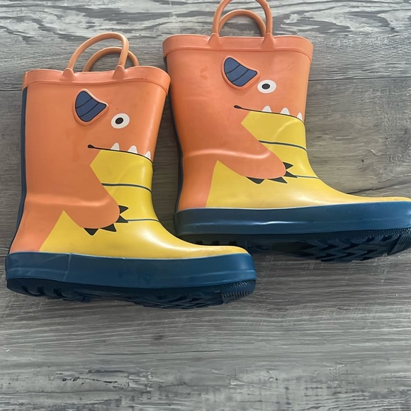 Cat & Jack Kids Rain Boots Size 10 - Picture 2 of 6